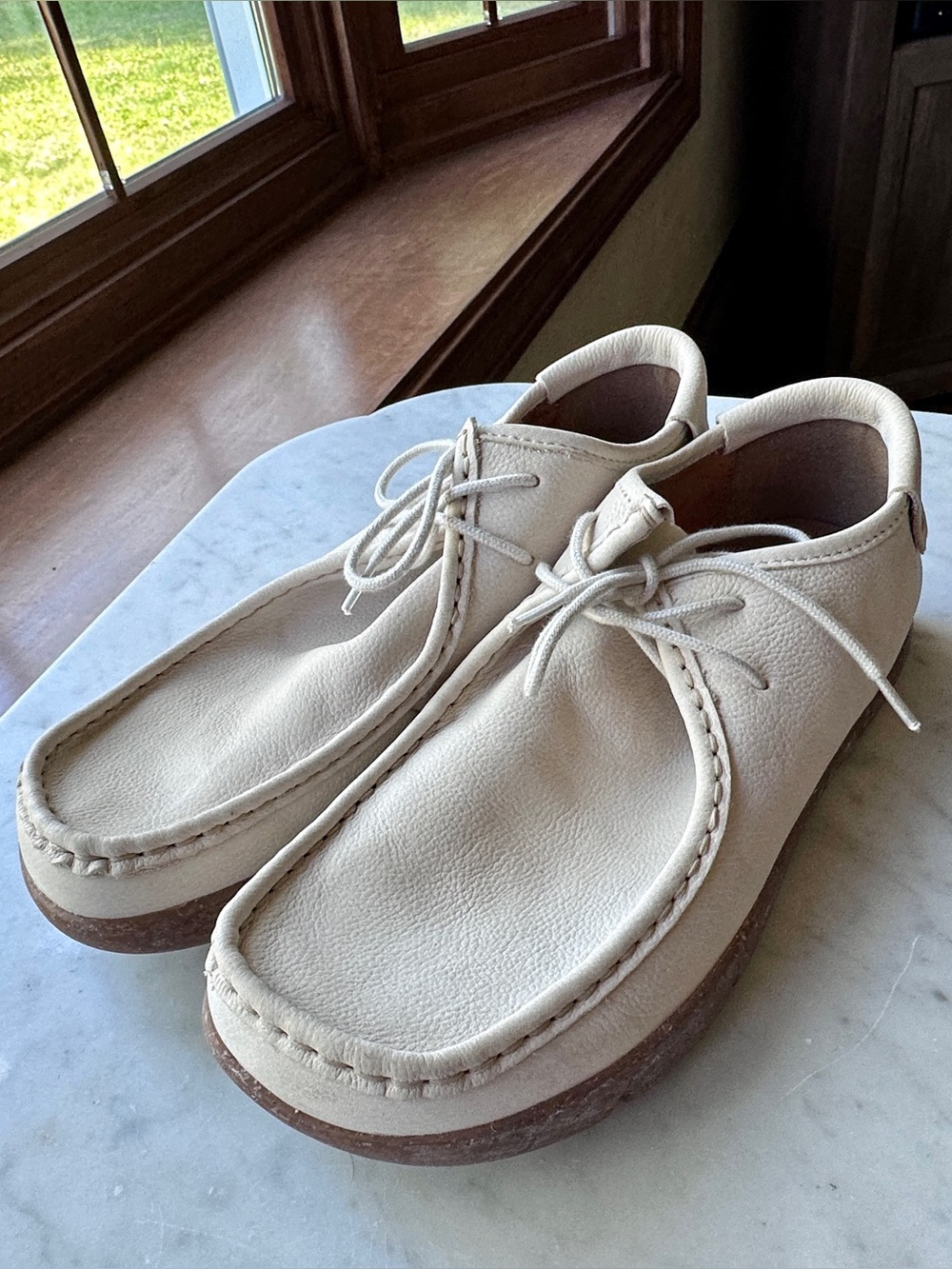 NEW Kalso Darby Earth Shoes for Women in Nubuck Chalk Leather - Size 8